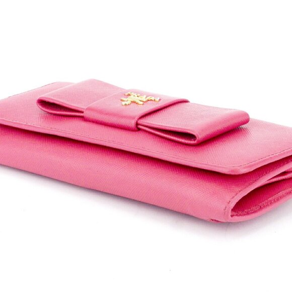 Authenticity guaranteed  PRADA Purse ribbon pink Safi Arno Leather used - Picture 2 of 8